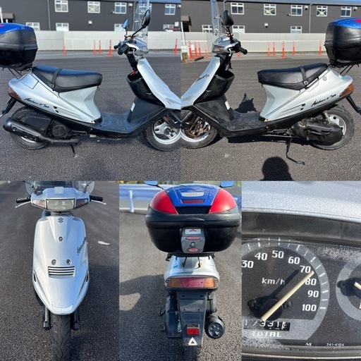 ⭐️アドレスV100後期モデル❗️プラグ・バッテリなど新品交換⭐️シート新品張り替え済み❗️原付二種スクーター⭐️ ⭐️アドレスV100後期モデル❗️プラグ・バッテリなど新品交換
