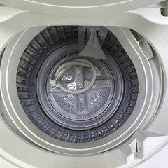 #33 激安6.0kg洗い!! SHARP 2023年 全自動電気洗濯機 ES-GE6G-T 配送可!!の画像