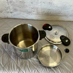 【Wonder chef】 ワンダーシェフ プロ仕様 両手圧力鍋 IH対応 業務用 店舗 店舗用品 厨房 キッチン 10L A0756YGの画像