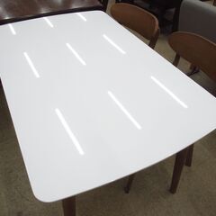 新品アウトレット品 食卓５点セット ニコル G-2423の画像