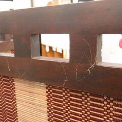 4連木製パーテーション 本体のみ G-2430の画像