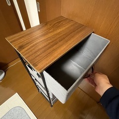✨頑丈！大容量ファブリックチェスト 1個 高さ98cm×幅45cm×奥行30cm✨ 1,500円の画像