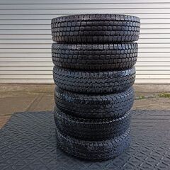 145R12　6PR　6プライ　ヨコマハ！　テッチン　鉄チン　ホイール　タイヤ　ラジアルタイヤ　軽自動車　軽トラの画像
