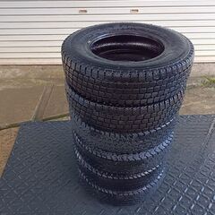 145R12　6PR　6プライ　ヨコマハ！　テッチン　鉄チン　ホイール　タイヤ　ラジアルタイヤ　軽自動車　軽トラの画像
