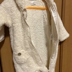 くまちゃんロンパース 70cmの画像