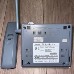 電話機 TF-FD1200 Pioneer パイオニアの画像