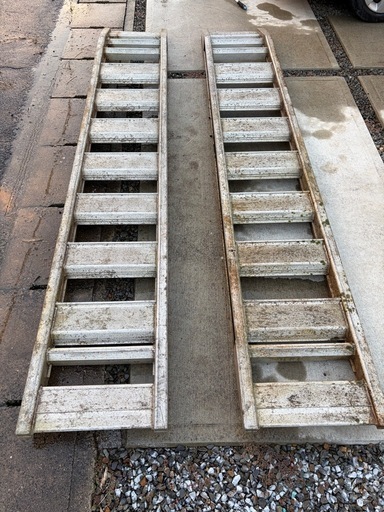 値下げ‼️！‼️アルミブリッジ　3t 歩み板　ハシゴ ベロ式 スロープ