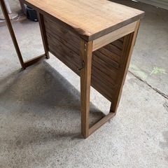 木製カウンターテーブル　DIY家具　マルシェ出店用に　の画像
