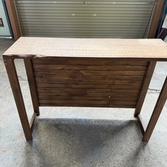 木製カウンターテーブル　DIY家具　マルシェ出店用に　の画像