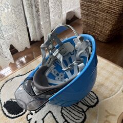 外観良好！谷沢製作所　グレーシールドメット エアライト　ブルー　2022年2月製の画像