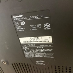 AQUOSSHARP LC-32SC1 32インチ液晶テレビ　ジャンクの画像
