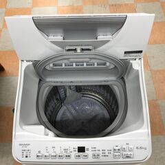 ★ジャングルジャングル石川金沢店★ 衣類乾燥機能付き洗濯機 シャープ  ES-TX6G-S 6.5Kg 2023年製 動作確認／クリーニング済みの画像
