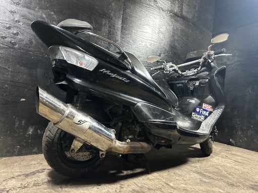 ★支払総額5.5万円★走行テスト済み！下取り可能！ ヤマハ マジェスティ250C SG03J カスタムあり！社外マフラー！社外ハンドル！カスタムベースに♪