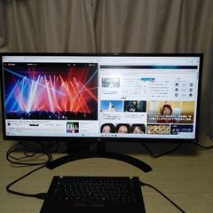 ★取り置き…【34インチウルトラワイドモニター】LG 34UM59-Pの画像