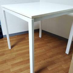 IKEA＿ダイニングテーブル・デスク　ホワイト, 74x74 cmの画像