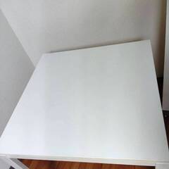 IKEA＿ダイニングテーブル・デスク　ホワイト, 74x74 cmの画像