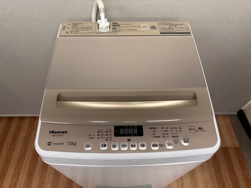 Hisense 7.5kg HW-DG75C 2023年 洗濯機