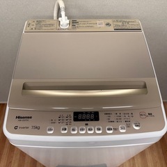 Hisense 7.5kg HW-DG75C 2023年 洗濯機の画像