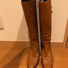 茶色　ロングブーツ　　ヒール7cmの画像