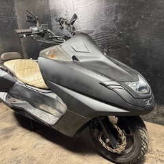 ★支払い総額6.2万円★関東圏内即日配送可能！ヤマハ マグザム250 SG17J 社外マフラー！ダイヤカットシート！フロントマスク！！の画像