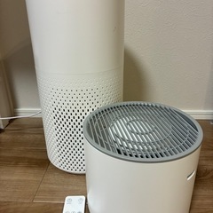 空気清浄機　加湿器&リモコン付きの画像