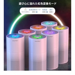 空気清浄機　加湿器&リモコン付きの画像