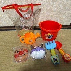 アンパンマン カラフルおでかけ砂場せっとセットの画像