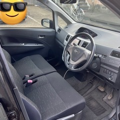 車検満タン！LA100Sムーブカスタム！黒！ナビTV見れますの画像