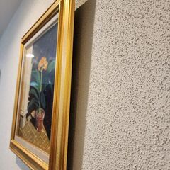 油絵■金色額縁つき　絵画の画像