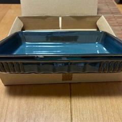 新品未使用　美濃焼　オーブンベーカー紺窯変の画像