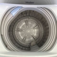 【リサイクルショップ ピカソ 小松原】🌀✨【2018年製／分解洗浄済み】Haier（ハイアール）全自動洗濯機 5.5kg（JW-C55A）✨🌀★5822★の画像
