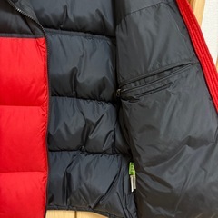 ノースフェイス ダウンジャケット NORTH FACE 赤 レッド　Lサイズの画像