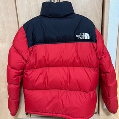 ノースフェイス ダウンジャケット NORTH FACE 赤 レッド　Lサイズの画像