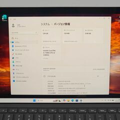 ペン付き 12.3 マイクロソフト 2in1 タブレットPC Surface Pro5 1796 Core i5-7300U windows11 pro 8GB SSD256GB  カメラあり オフィス (C196)の画像