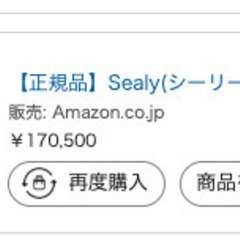 ホテルのベッドで有名なシーリーのソファベット・未使用　アマゾンで17万円で購入の画像