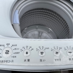 🟧洗濯機番号44 Haier 2019年製 5.5kg 大阪市内配達無料 設置動作確認込み 保管場所での引取は値引きしますの画像