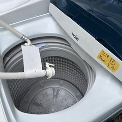 🟧洗濯機番号44 Haier 2019年製 5.5kg 大阪市内配達無料 設置動作確認込み 保管場所での引取は値引きしますの画像