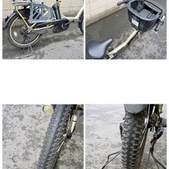  {受付中}🔴⭐️超特価⭐🔴電動自転車 ヤマハ 20インチ 子供乗せ アシスト 中古 102203の画像