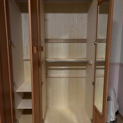 大幅値下げ【洋服収納】天然木　クローゼットの画像