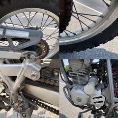 XLR125R リアキャリア付の画像