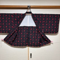 未使用ウール単衣半纏　ホームウェアの画像