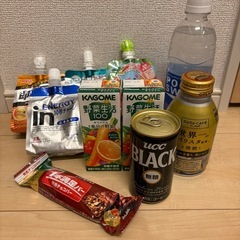 缶コーヒー、野菜生活、インゼリーかくし各種の画像