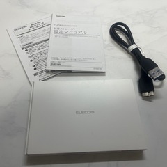 ELECOM 外付けSSD500GBの画像