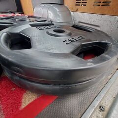 中古 BULL ブル ラバープレート 225kg セット Rubber Plate 50mm径 BL-RP オリンピック バーベル ウェイト 札幌 北区の画像