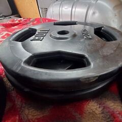 中古 BULL ブル ラバープレート 225kg セット Rubber Plate 50mm径 BL-RP オリンピック バーベル ウェイト 札幌 北区の画像