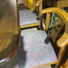 ダイニングテーブルセット　チェア付きの画像