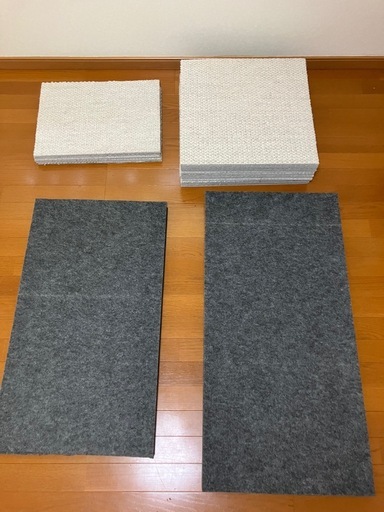 静床ライト（15枚＋カット5枚）&下敷きマット（6枚＋カット4枚）