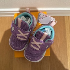 新品未使用品　12cm ムーンスター　キャロット スニーカーの画像