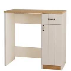 【募集終了】ゴミ箱がすっきり納まるキッチンカウンター(WH)の画像