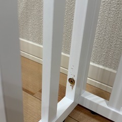 木製 ペットサークル ペットゲージ  犬 ホワイトの画像